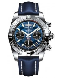Breitling Chronomat 41  Automatic Men's Watch, Stainless Steel, Blue Dial, AB014012.C830.115X