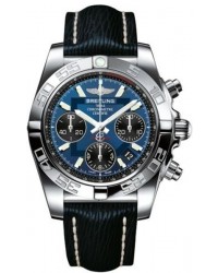 Breitling Chronomat 41  Automatic Men's Watch, Stainless Steel, Blue Dial, AB014012.C830.220X