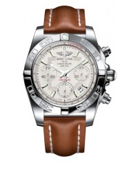 Breitling Chronomat 41  Chronograph Automatic Men's Watch, Stainless Steel, Silver Dial, AB014012.G711.425X