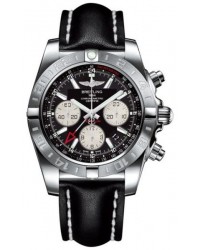 Breitling Chronomat 44 GMT  Automatic Men's Watch, Stainless Steel, Black Dial, AB042011.BB56.436X