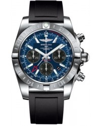 Breitling Chronomat 44 GMT  Automatic Men's Watch, Stainless Steel, Blue Dial, AB042011.C852.134S