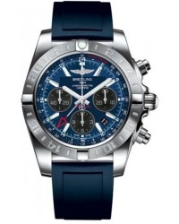 Breitling Chronomat 44 GMT  Automatic Men's Watch, Stainless Steel, Blue Dial, AB042011.C852.143S