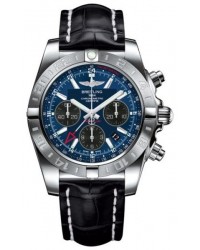Breitling Chronomat 44 GMT  Automatic Men's Watch, Stainless Steel, Blue Dial, AB042011.C852.743P