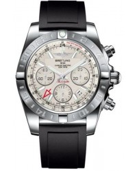 Breitling Chronomat 44 GMT  Automatic Men's Watch, Stainless Steel, Silver Dial, AB042011.G745.131S