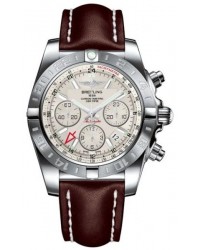 Breitling Chronomat 44 GMT  Automatic Men's Watch, Stainless Steel, Silver Dial, AB042011.G745.437X
