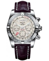 Breitling Chronomat 44 GMT  Automatic Men's Watch, Stainless Steel, Silver Dial, AB042011.G745.735P