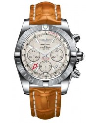 Breitling Chronomat 44 GMT  Automatic Men's Watch, Stainless Steel, Silver Dial, AB042011.G745.745P