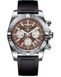 Breitling Chronomat 44 GMT  Automatic Men's Watch, Stainless Steel, Brown Dial, AB042011.Q589.131S