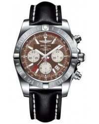 Breitling Chronomat 44 GMT  Automatic Men's Watch, Stainless Steel, Brown Dial, AB042011.Q589.435X