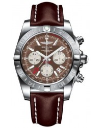 Breitling Chronomat 44 GMT  Automatic Men's Watch, Stainless Steel, Brown Dial, AB042011.Q589.437X