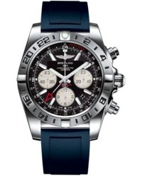 Breitling Chronomat 44 GMT  Automatic Men's Watch, Stainless Steel, Black Dial, AB0420B9.BB56.143S