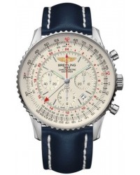 Breitling Navitimer GMT  Automatic Men's Watch, Stainless Steel, Silver Dial, AB044121.G783.101X