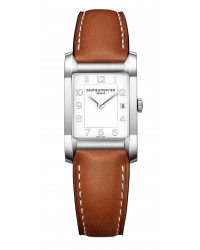 Baume & Mercier Hampton Classic  Quartz Men's Watch, Stainless Steel, Silver Dial, MOA10186