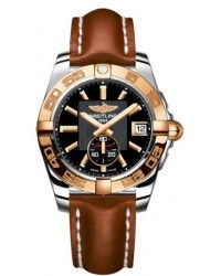 Breitling Galactic 36 Automatic  Automatic Unisex Watch, Stainless Steel & Rose Gold, Black Dial, C3733012.BA54.413X
