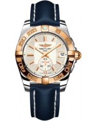 Breitling Galactic 36 Automatic  Automatic Unisex Watch, Stainless Steel & Rose Gold, Silver Dial, C3733012.G714.194X