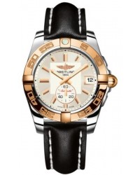 Breitling Galactic 36 Automatic  Automatic Unisex Watch, Stainless Steel & Rose Gold, Silver Dial, C3733012.G714.414X