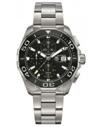 Tag Heuer Aquaracer  Automatic Men's Watch, Stainless Steel, Black Dial, CAY211A.BA0927