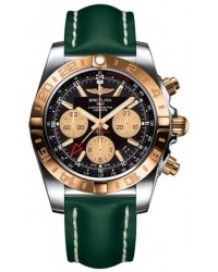 Breitling Chronomat 44 GMT  Automatic Men's Watch, Stainless Steel & Rose Gold, Black Dial, CB042012.BB86.191X