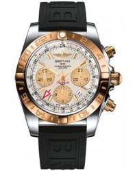 Breitling Chronomat 44 GMT  Automatic Men's Watch, Stainless Steel & Rose Gold, Silver Dial, CB042012.G755.153S