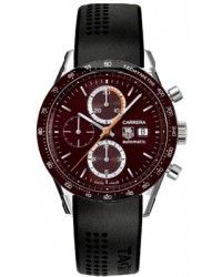 Tag Heuer Carrera  Automatic Men's Watch, Stainless Steel, Brown Dial, CV2013.FT6007