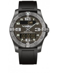 Breitling Aerospace Evo  Chronograph LCD Display Quartz Men's Watch, Titanium, Grey Dial, E7936310.F562.131S