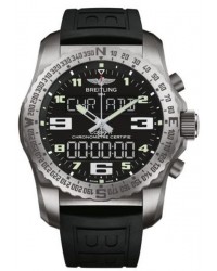 Breitling Cockpit B50  Quartz Men's Watch, Titanium, Black Dial, EB501022.BD40.155S