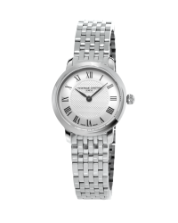 Frederique Constant Slimline  Quartz Women's Watch, Stainless Steel, Silver Dial, FC-200MCS6B