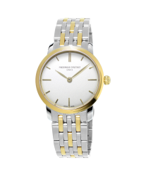 Frederique Constant Slimline  Quartz Women's Watch, Stainless Steel, White Dial, FC-200S1S33B3