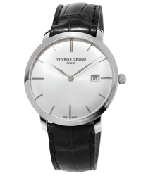 Frederique Constant Slimline  Automatic Men's Watch, Stainless Steel, Silver Dial, FC-306S4S6