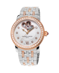 Frederique Constant World Heart Federation  Automatic Women's Watch, 18k Rose Gold Plated, Silver & Diamonds Dial, FC-310WHF2PD2B3