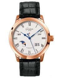 Glashutte Original Senator  Automatic Men's Watch, 18K Rose Gold, Silver Dial, 100-02-22-05-05