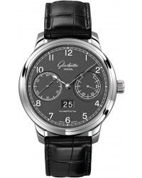 Glashutte Original Senator  Automatic Men's Watch, Stainless Steel, Grey Dial, 100-14-02-02-04