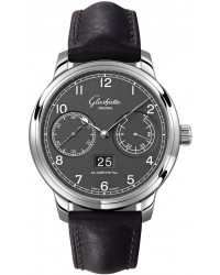 Glashutte Original Senator  Automatic Men's Watch, Stainless Steel, Grey Dial, 100-14-02-02-05