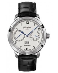 Glashutte Original Senator  Automatic Men's Watch, Stainless Steel, Silver Dial, 100-14-05-02-04