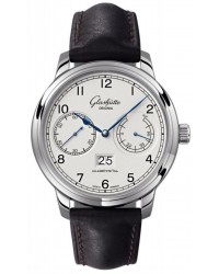 Glashutte Original Senator  Automatic Men's Watch, Stainless Steel, Silver Dial, 100-14-05-02-05