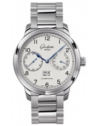 Glashutte Original Senator  Automatic Men's Watch, Stainless Steel, Silver Dial, 100-14-05-02-14