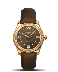 Glashutte Original Lady Serenade  Automatic Women's Watch, 18K Rose Gold, Brown Dial, 1-39-22-01-11-05