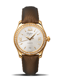 Glashutte Original Lady Serenade  Automatic Women's Watch, 18K Rose Gold, Silver Dial, 1-39-22-04-11-04
