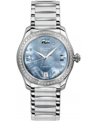 Glashutte Original Lady Serenade  Automatic Women's Watch, Stainless Steel, Mother Of Pearl & Diamonds Dial, 1-39-22-11-22-34