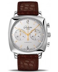 Glashutte Original Sixties  Chronograph Automatic Men's Watch, Stainless Steel, Silver Dial, 1-39-34-03-32-04