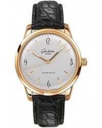 Glashutte Original Sixties  Automatic Men's Watch, 18K Rose Gold, Silver Dial, 1-39-52-01-01-04