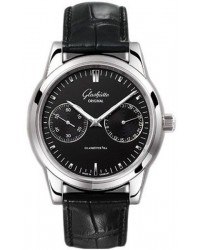 Glashutte Original Senator  Automatic Men's Watch, Stainless Steel, Black Dial, 1-39-58-01-02-04