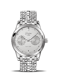 Glashutte Original Senator  Automatic Men's Watch, Stainless Steel, Silver Dial, 1-39-58-02-02-14