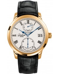 Glashutte Original Senator  Automatic Men's Watch, 18K Rose Gold, Silver Dial, 1-58-01-01-01-04