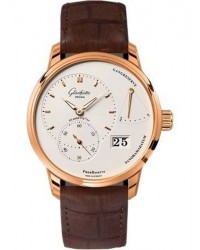 Glashutte Original PanoGraph  Chronograph Flyback Men's Watch, 18K Rose Gold, Silver Dial, 1-61-03-25-15-05