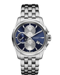 Hamilton Jazzmaster  Chronograph Automatic Men's Watch, Stainless Steel, Blue Dial, H32596141