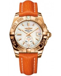 Breitling Galactic 36 Automatic  Automatic Unisex Watch, 18K Rose Gold, Mother Of Pearl Dial, H3733012.A724.257X