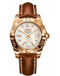 Breitling Galactic 36 Automatic  Automatic Unisex Watch, 18K Rose Gold, Mother Of Pearl Dial, H3733012.A724.413X