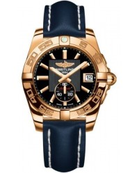 Breitling Galactic 36 Automatic  Automatic Unisex Watch, 18K Rose Gold, Black Dial, H3733012.BA54.194X