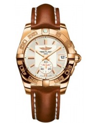 Breitling Galactic 36 Automatic  Automatic Unisex Watch, 18K Rose Gold, Silver Dial, H3733012.G714.412X